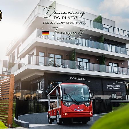Aparthotel Green Concrete - Eko-Bus Na Plaze, Rowery I Masaze Swinoujscie Exterior photo